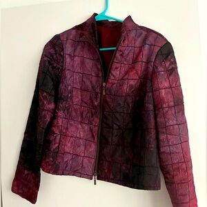 Beautiful Iridescent Women's Quilted Jacket